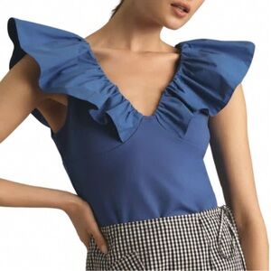 NWT DOLAN Left Coast
Knit Ruffle Top